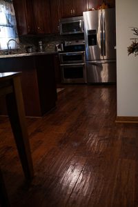 Hickory Hard Wood Floors - Kitchen Remodel in Bel Aire