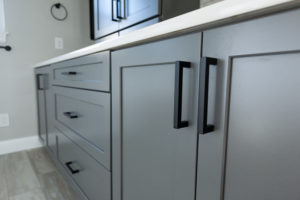 gray painted cabinets Wichita KS