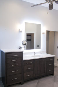 custom vanity in Master bath in East Wichita, KS