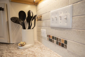 subway tile with accent in Kitchen Remodel