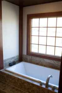 new soaker tub Bathroom remodel in Wichita